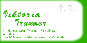 viktoria trummer business card